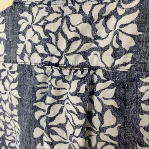 Janie & Jack Boys 4 Reyn Spooner Shirt Short Sleeve Hawaiian Aloha Tropical Blue - Picture 10 of 15